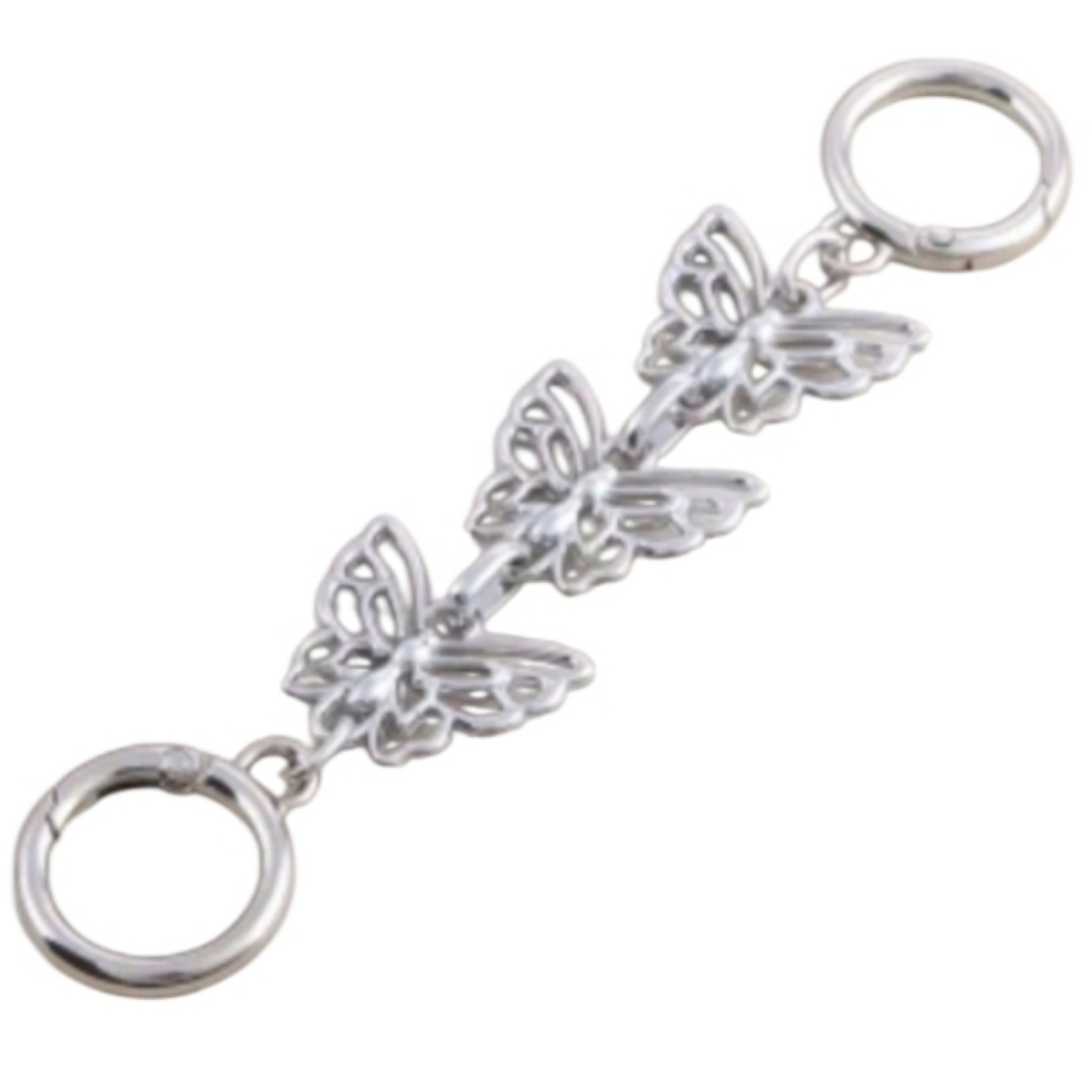 Silver Butterfly Bag Extender